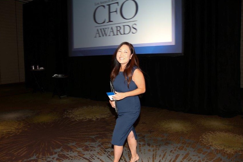 Mamie Funahashi receives CFO of the Year Award